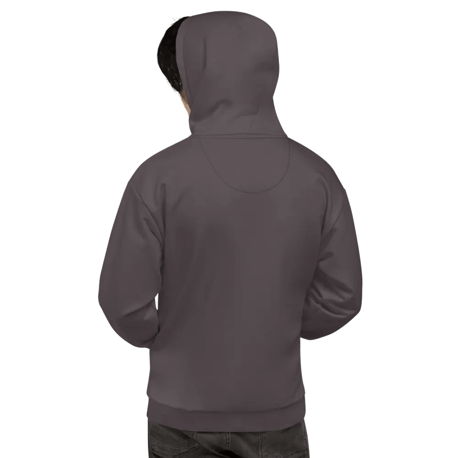 Plain Dark Brown True Summer Unisex Recycled Polyester Heavyweight Premium Hoodie by Treasure Pie product image (9)