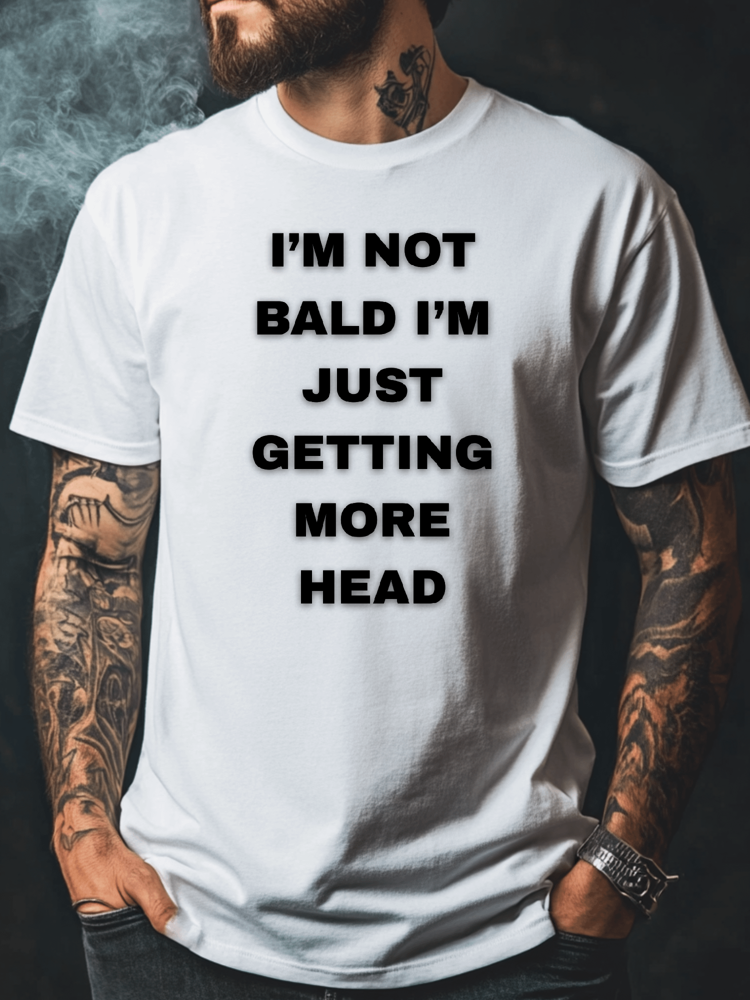 I'm Not Bald I'm Just Getting More Head Shirt product image (2)