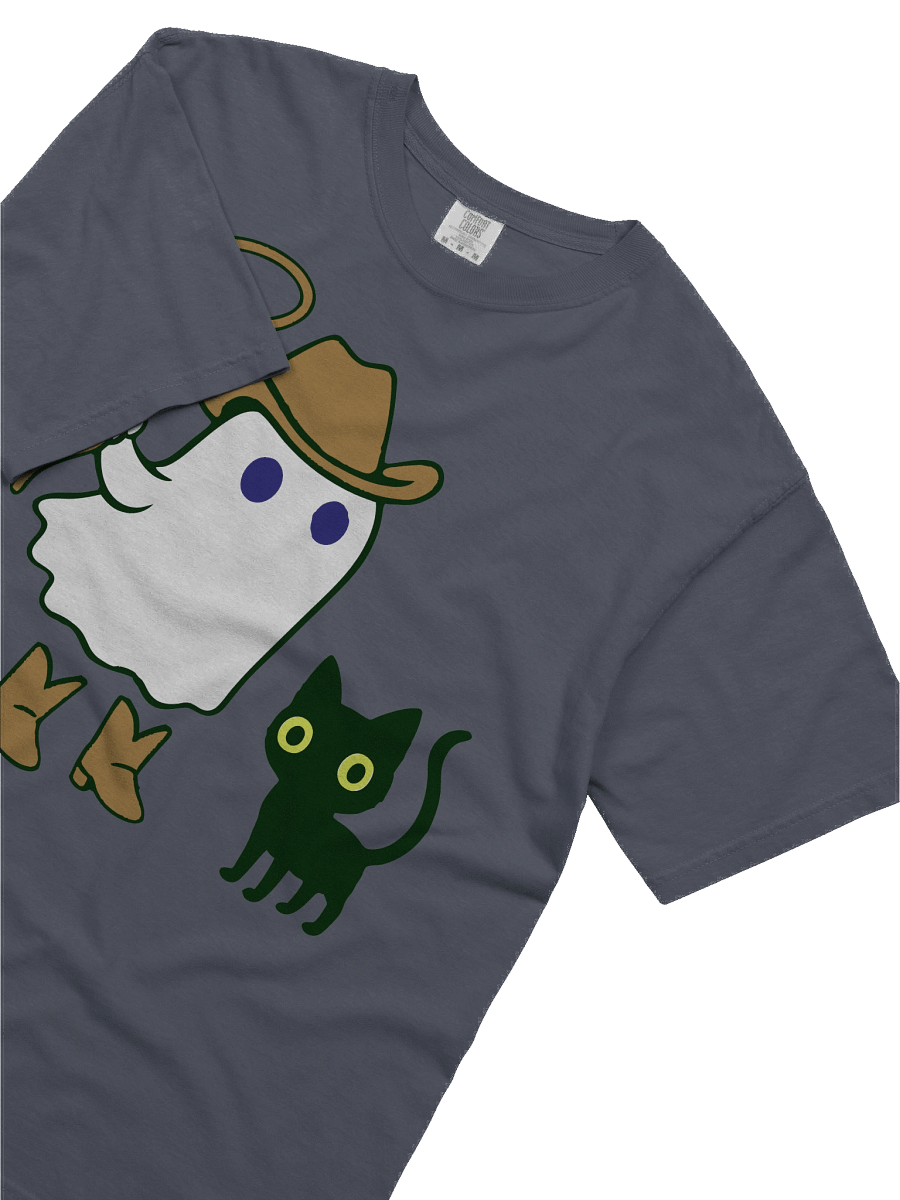 Spooky Cowboy Ghost and Cat T-Shirt product image (45)