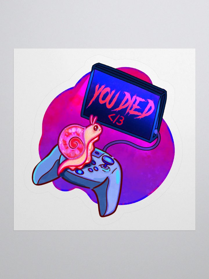 Gamer Snail Sticker product image (3)