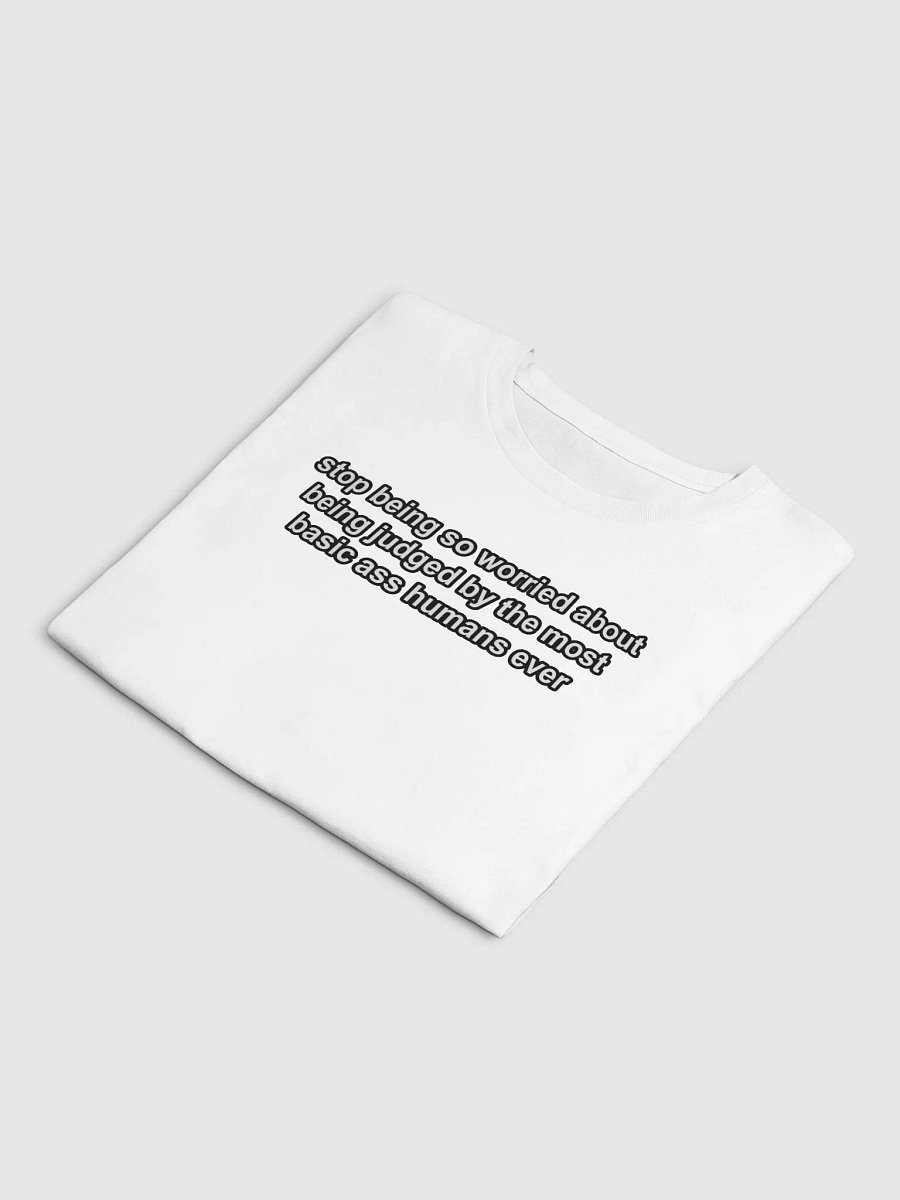stop being so worried about being judged by the most basic ass humans ever Crop Top product image (5)