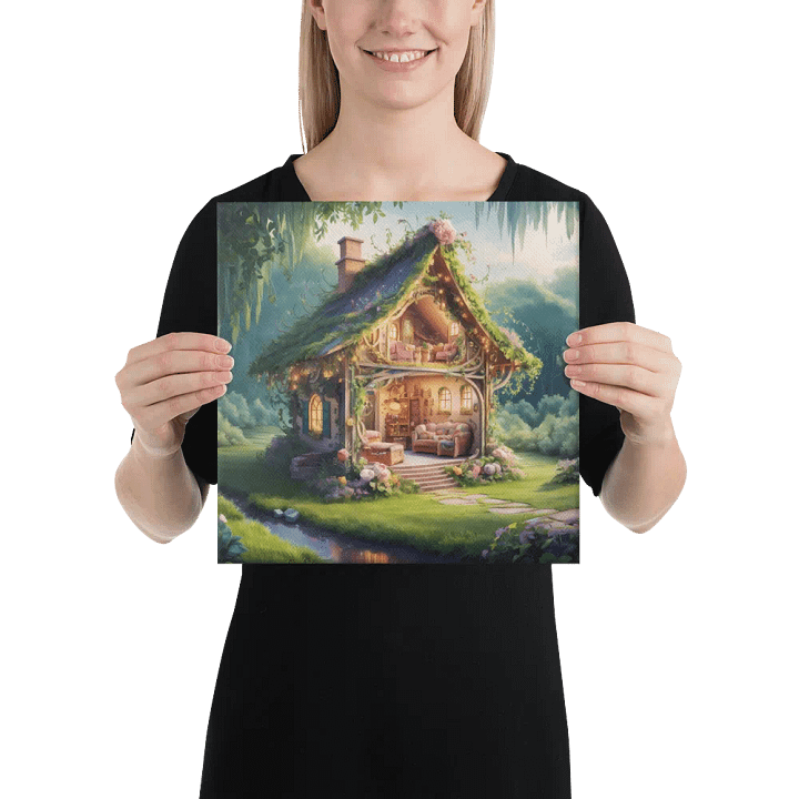 Watercolour Fairy House Art - v13 product image (2)
