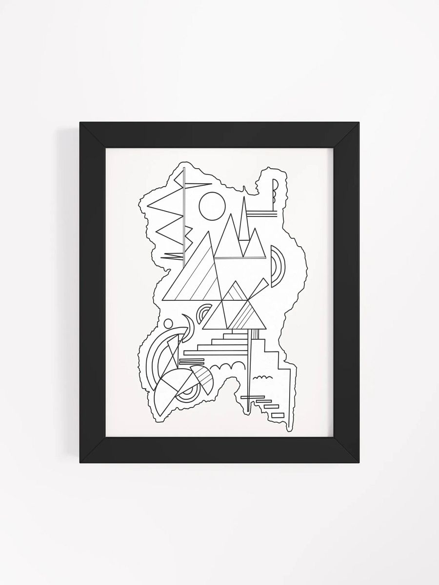 Color-Your-Own Kandinsky's Framed Poster! product image (82)