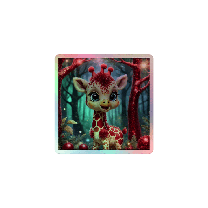 Magical Giraffe Holographic Sticker Sheet product image (1)