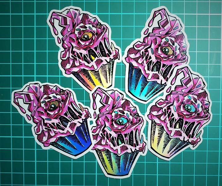 The Deathcake- Exclusive Holographic Sticker product image (2)