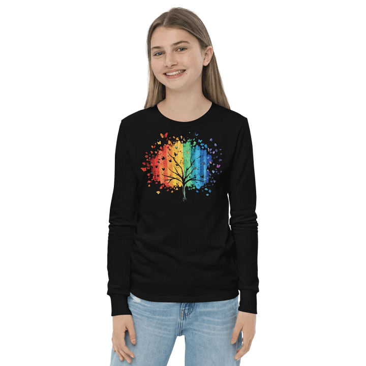 Spectrum Of Nature Long Sleeve Youth T-shirt product image (2)