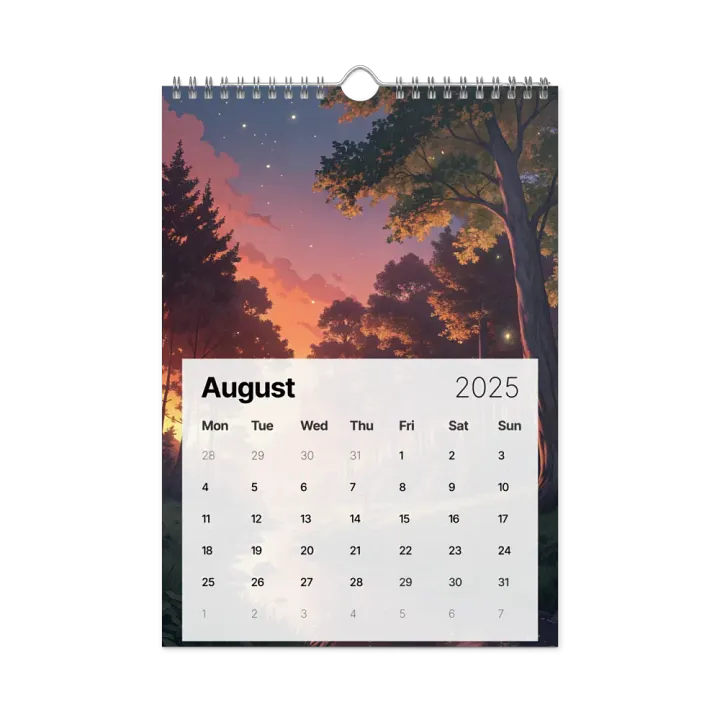 MAGICAL ANIME SEASONS WALL CALENDAR 2025 product image (2)