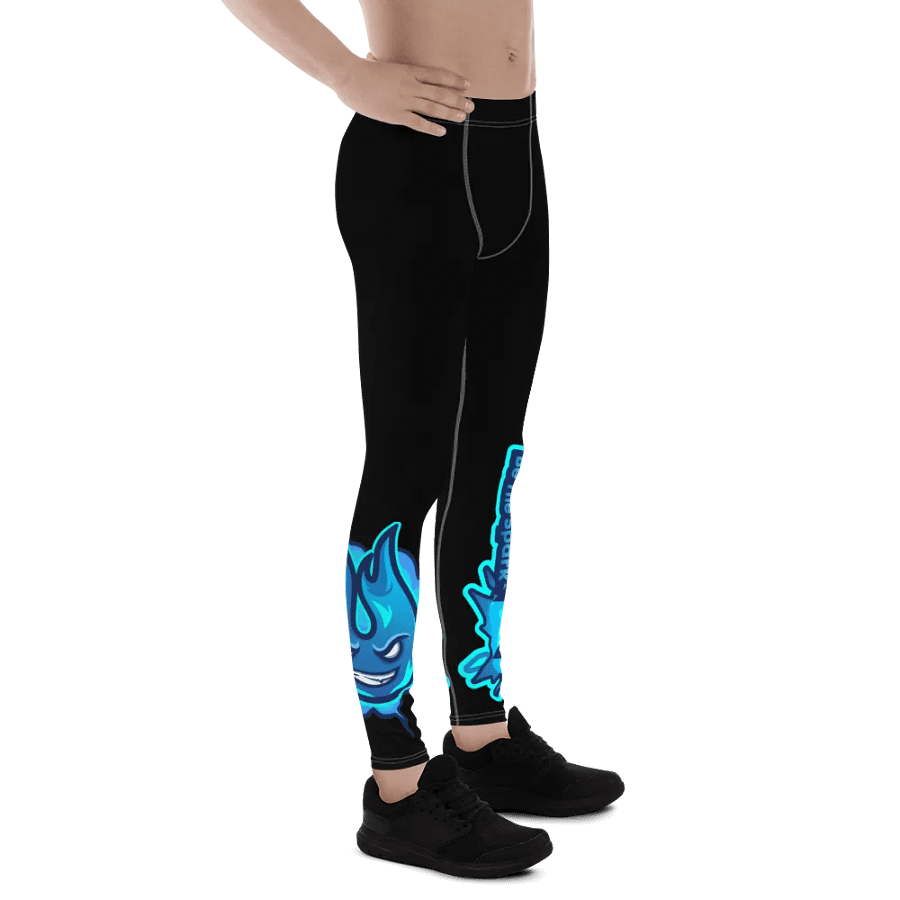 Mens Workout Leggings - Black product image (9)