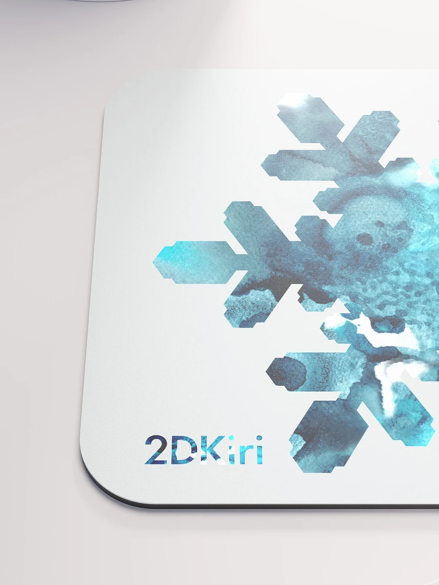 Blue Snowflake Mousepad product image (6)