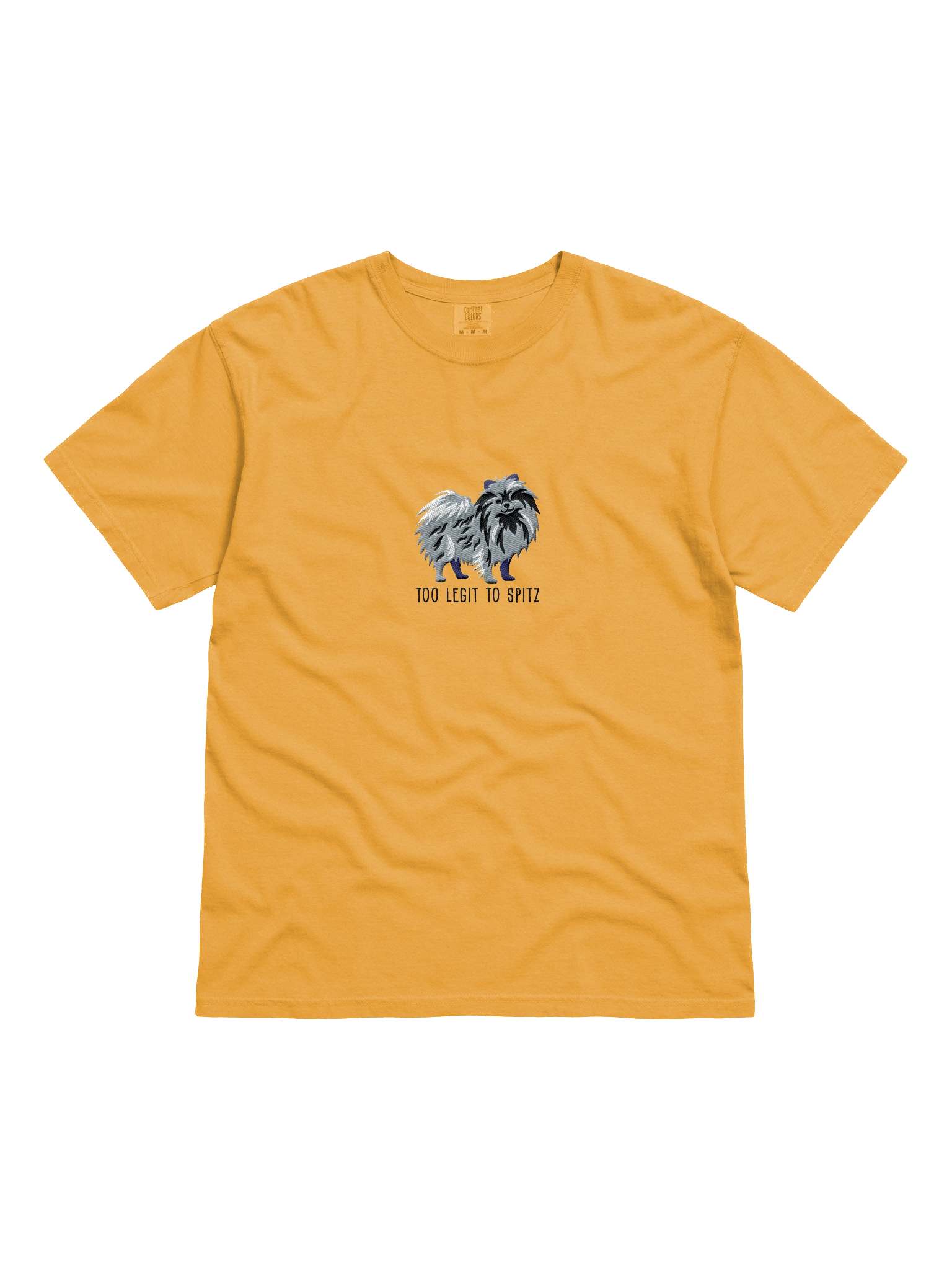 Too Legit to Spitz T-Shirt(Embroidered) of a Pomeranian(Blue Merle) product image (21)