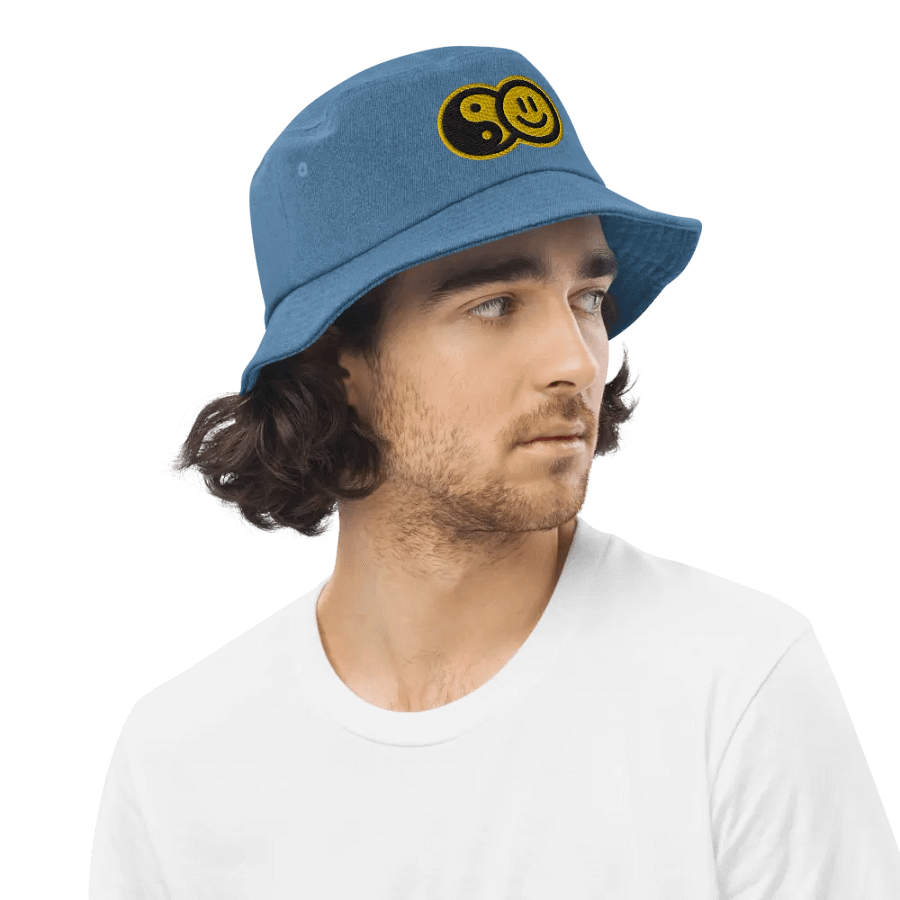 Happy Yin-Yang Denim Bucket Hat product image (20)