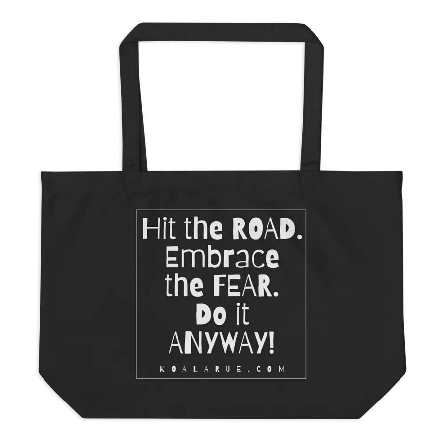 EMBRACE THE FEAR • BLACK TOTE product image (2)