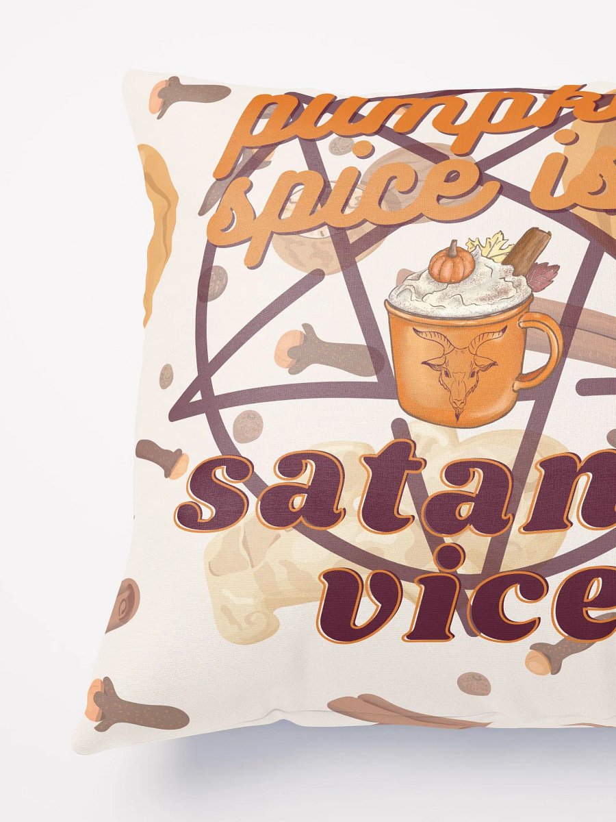 Pillow: Pumpkin Spice Satanic Vice product image (3)