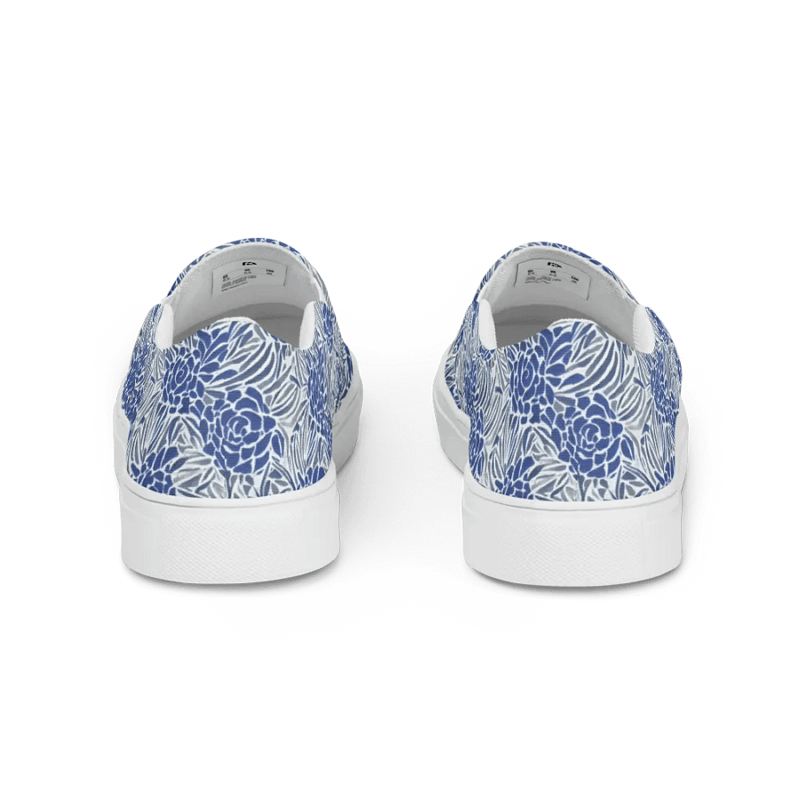 Blue Roses Woman Canvas Shoes product image (4)