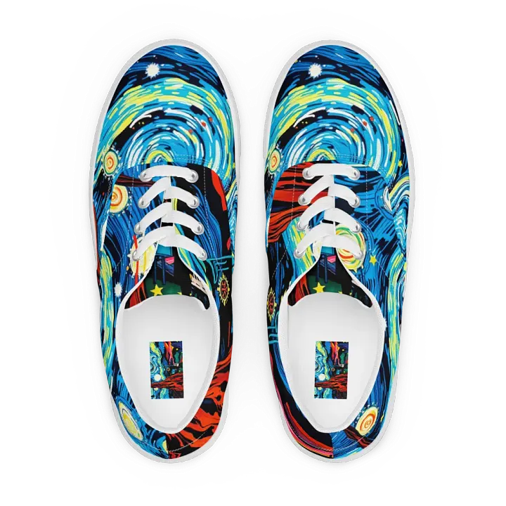 Starry Night Sky Men's Canvas Shoes product image (1)