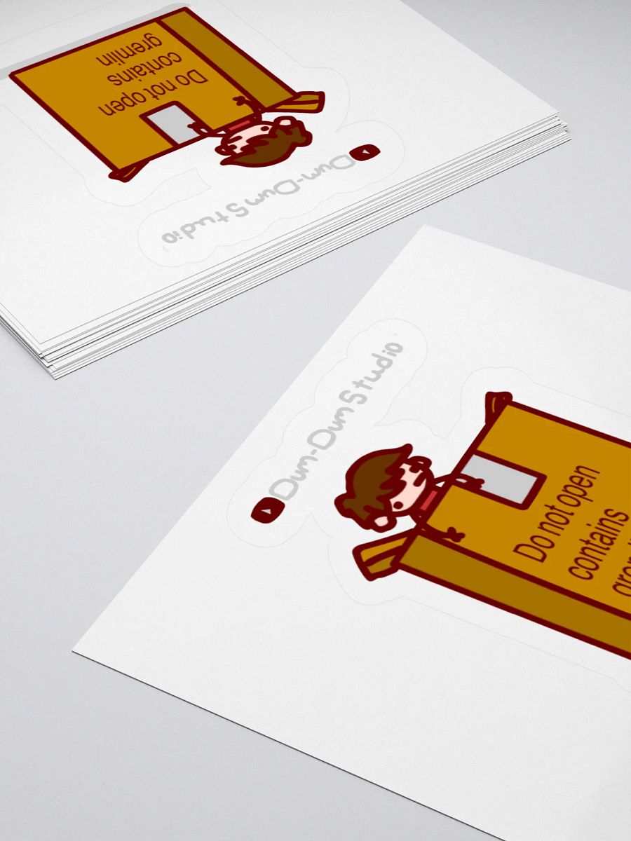 Do not open (contains gremlin) dum dum sticker product image (15)