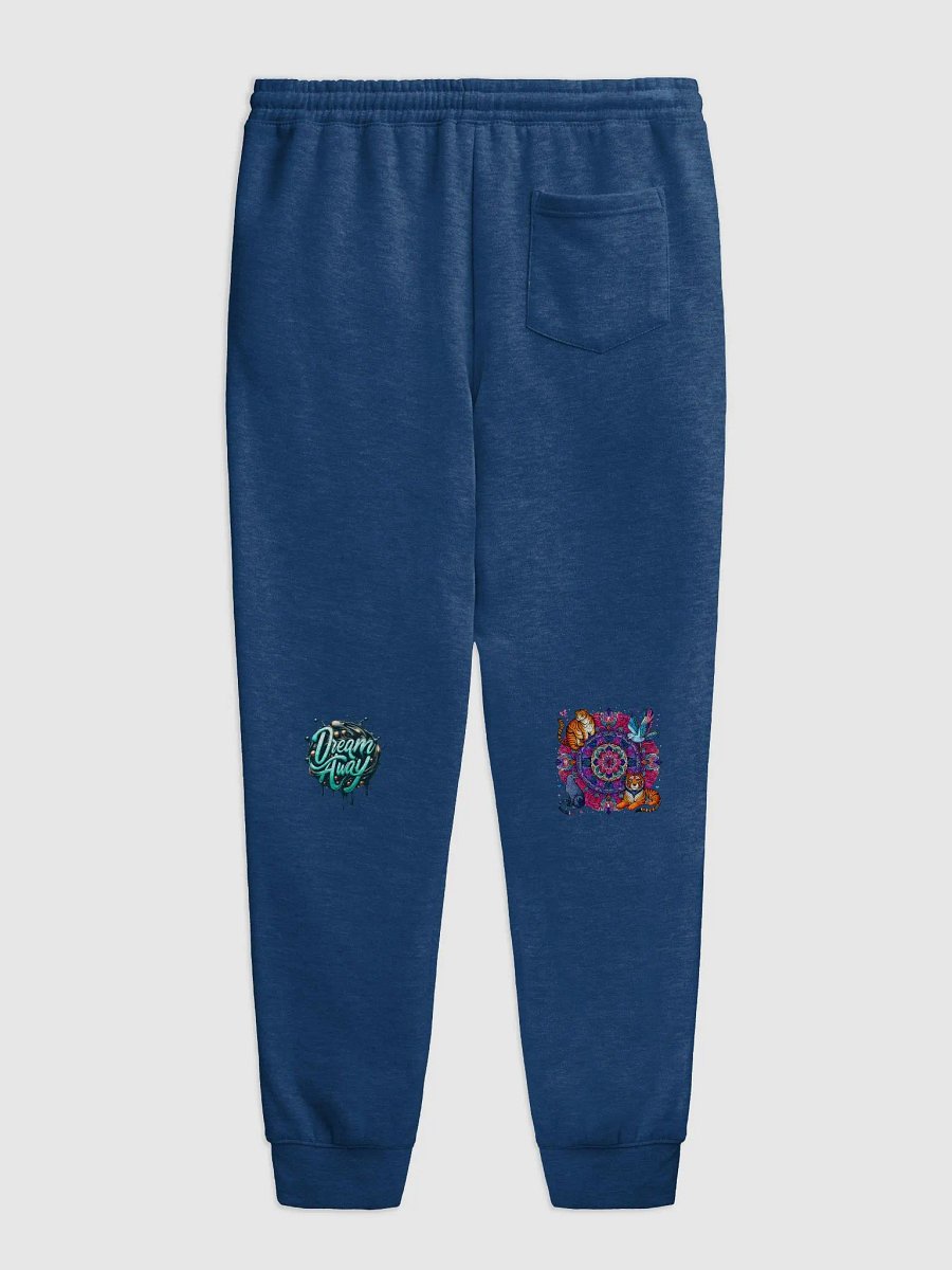 Independent Trading Co. Midweight Fleece Joggers| AI Design city mandala motif product image (3)