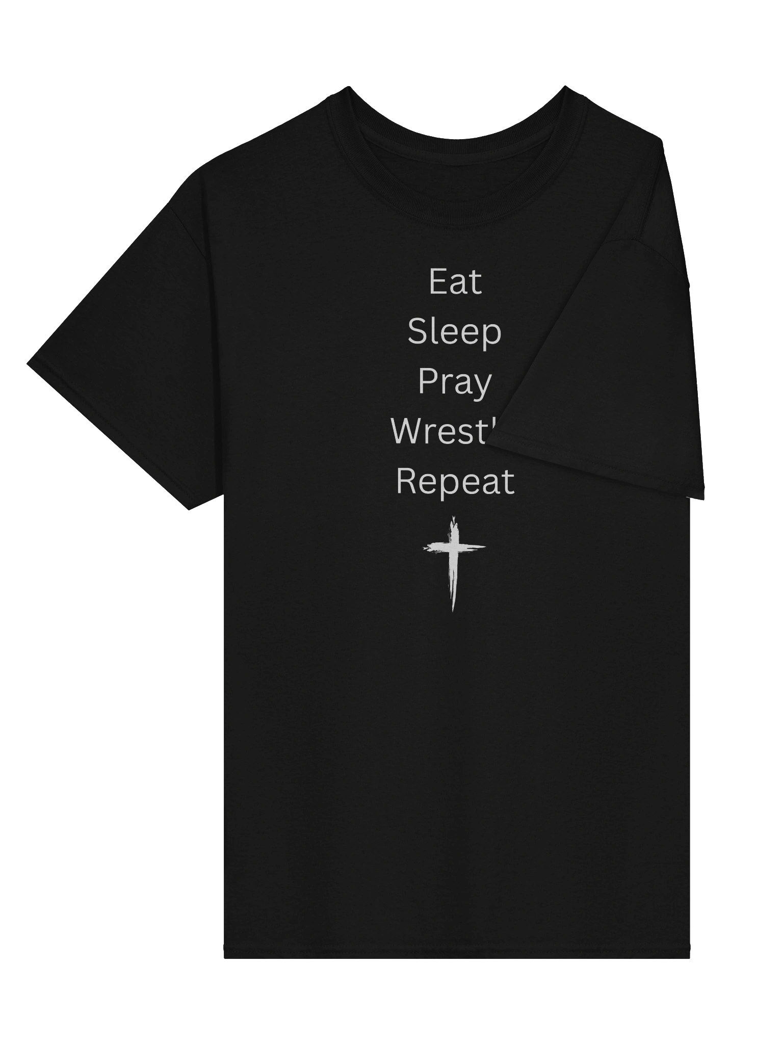 Eat Sleep Pray Wrestle Repeat T-Shirt product image (17)