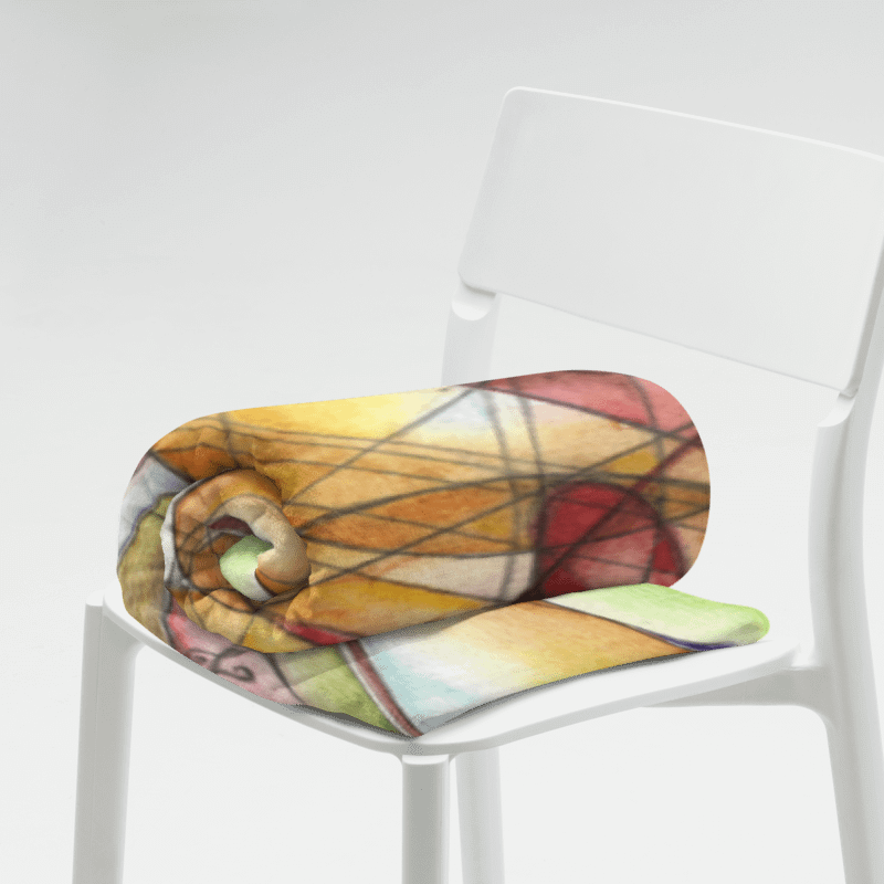 Circles to Circles #6 - Stereographic Projection Mathematical Art Blanket product image (4)