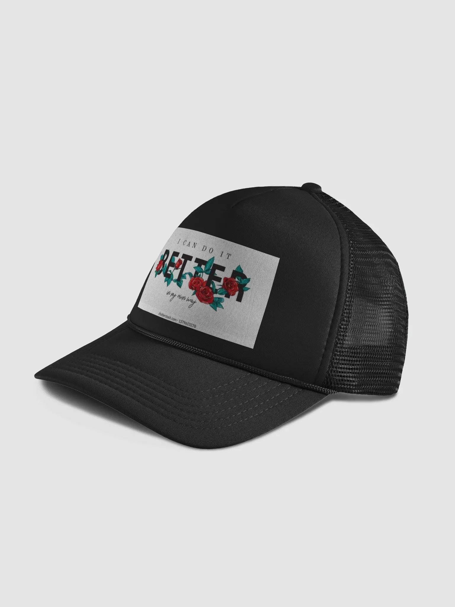 BETTER Roses Foam Trucker Hat product image (4)