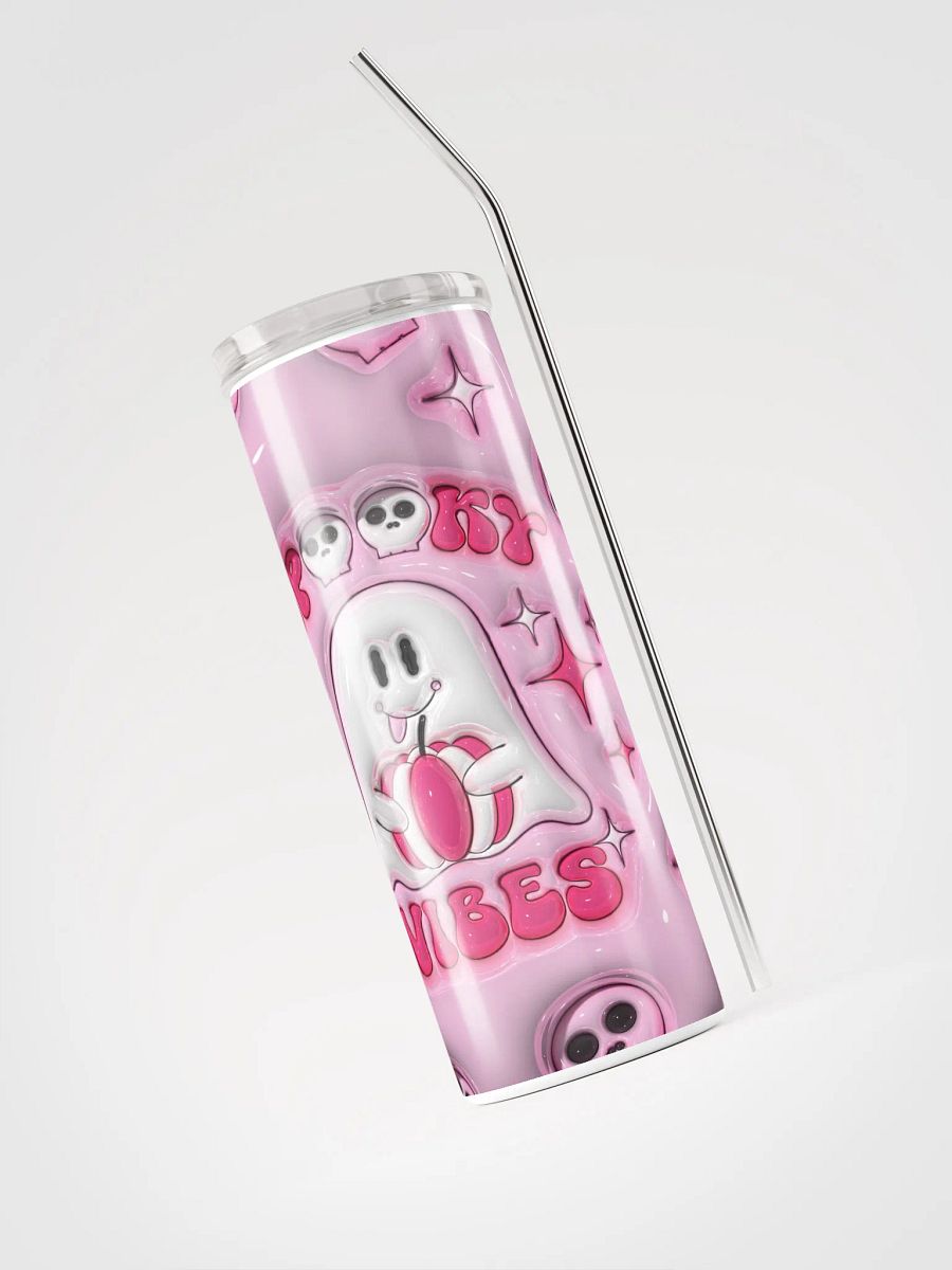 Spooky Vibes Stainless Steel Tumbler product image (3)