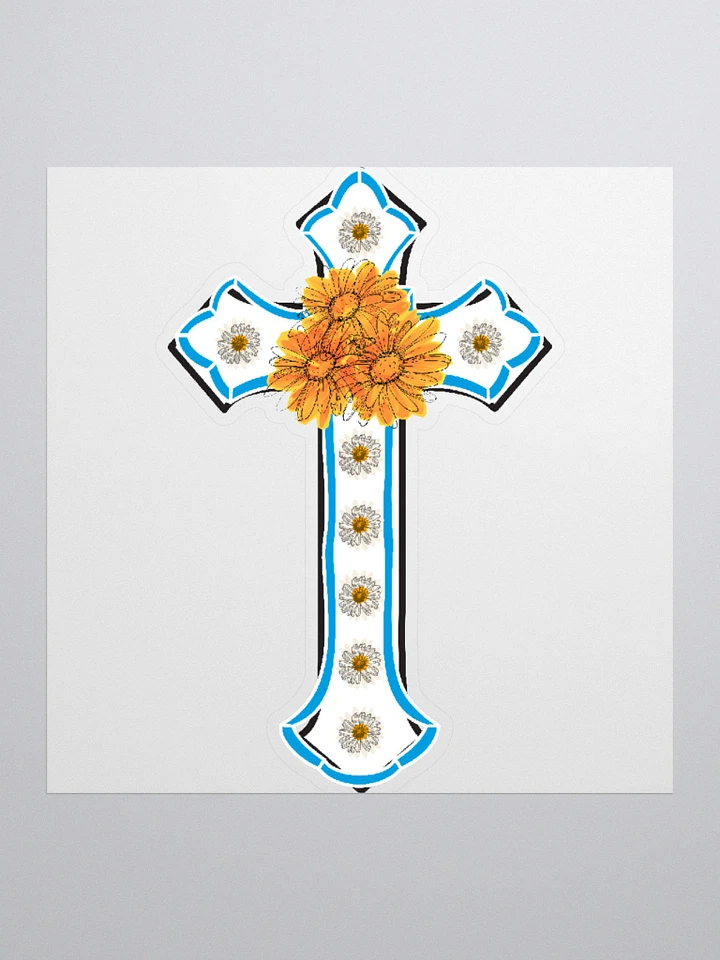 Sunflower Floral Cross product image (2)