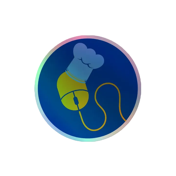 CAFC Chef Mouse Holo Sticker product image (2)