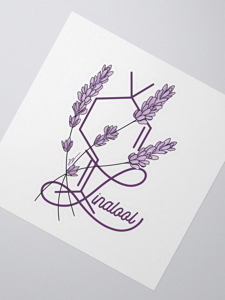 Lavender Linalool Watercolour Sticker product image (2)
