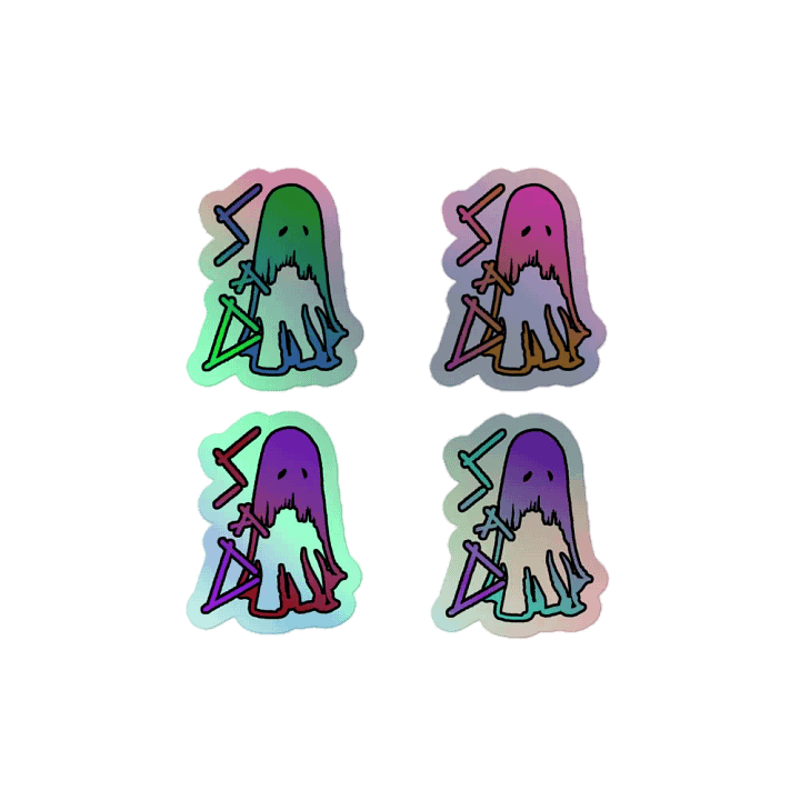 SaD Holographic Sticker - All Colours - Variant 2 product image (1)