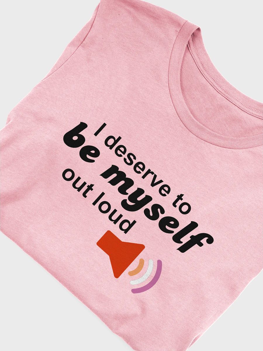 be myself out loud lesbian t-shirt product image (5)