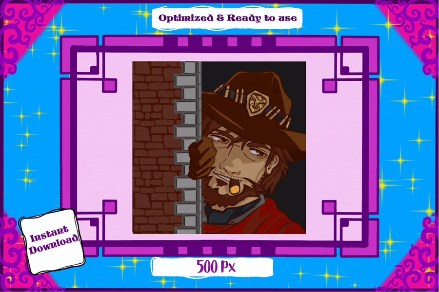 Cole Cassidy Lurk animated emote product image (1)