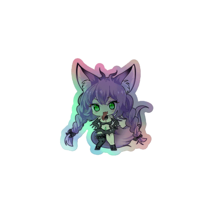 Bratalae Attitude Holographic Sticker product image (1)
