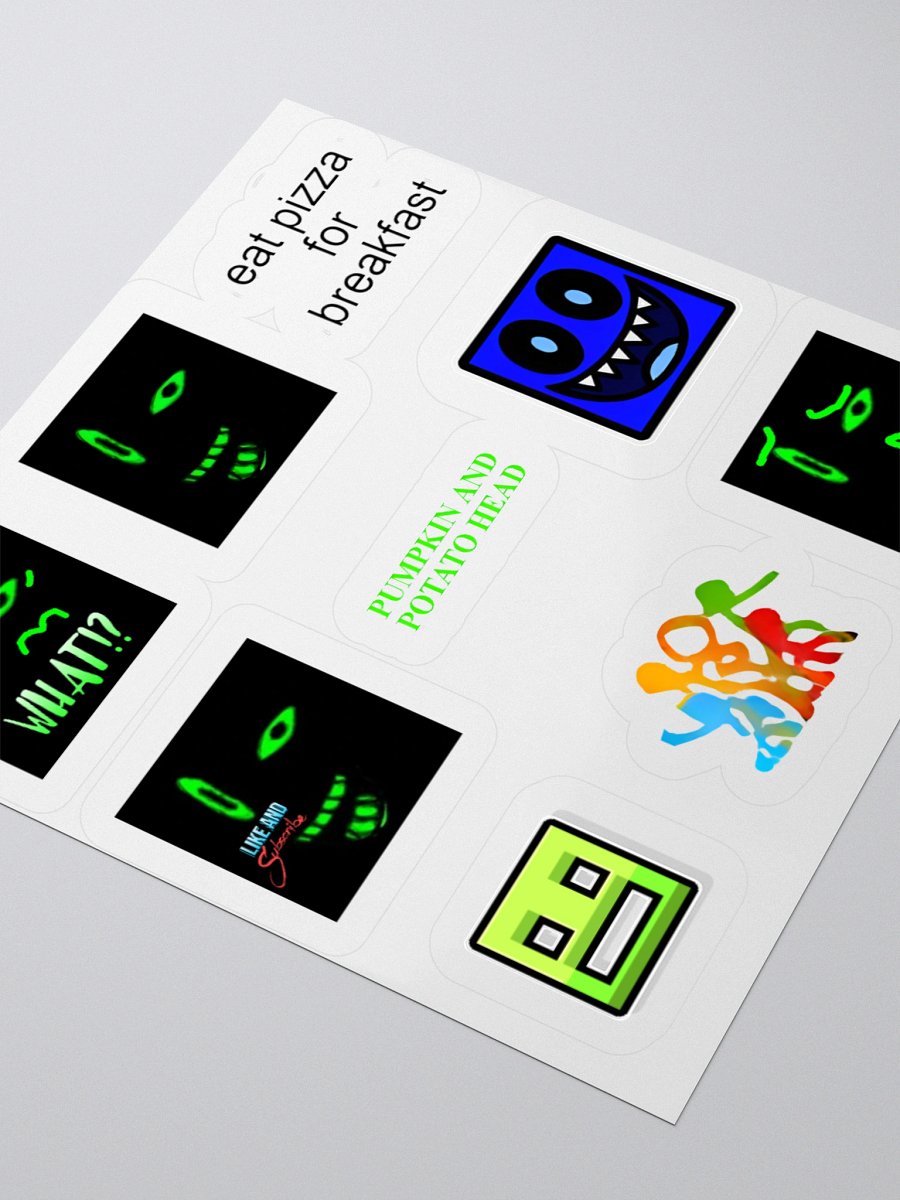 Pumpkin & Potato Head Sticker Pack V1 product image (3)
