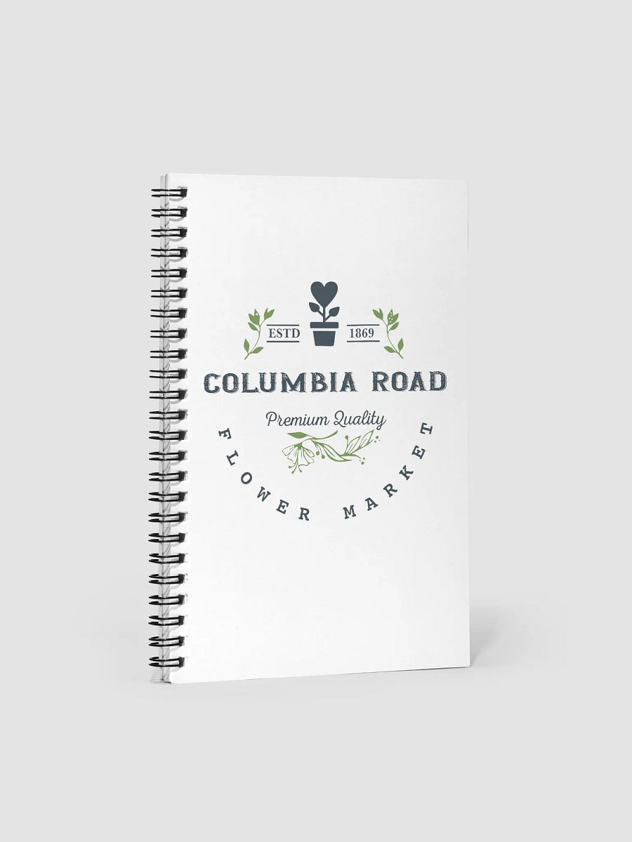 Columbia Road Flower Market Spiral Notebook product image (1)