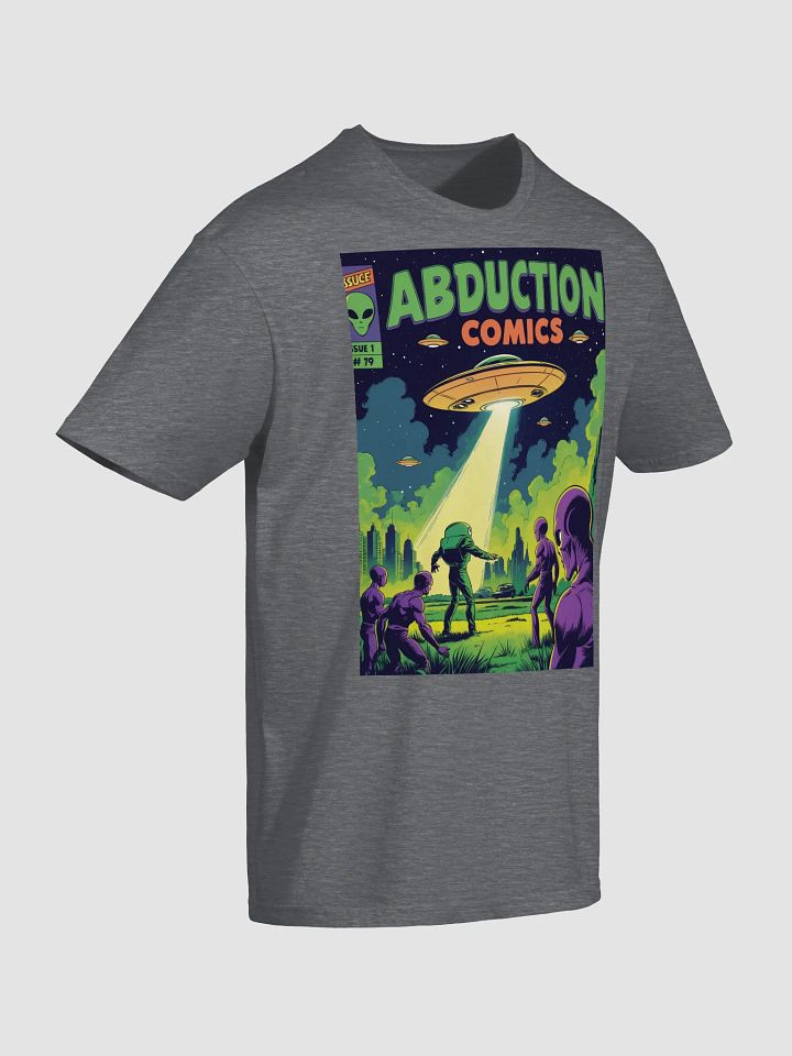1970s Sci-Fi Comic T-Shirt – Retro Alien Abduction Art product image (11)