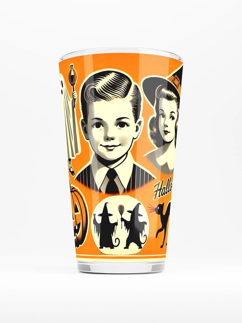Happy Vintage Halloween Pint Glass