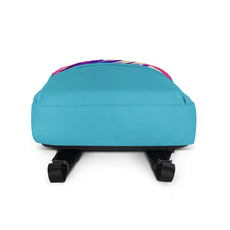 Greek God retrowave city Pop backpack Sky Blue product image (10)