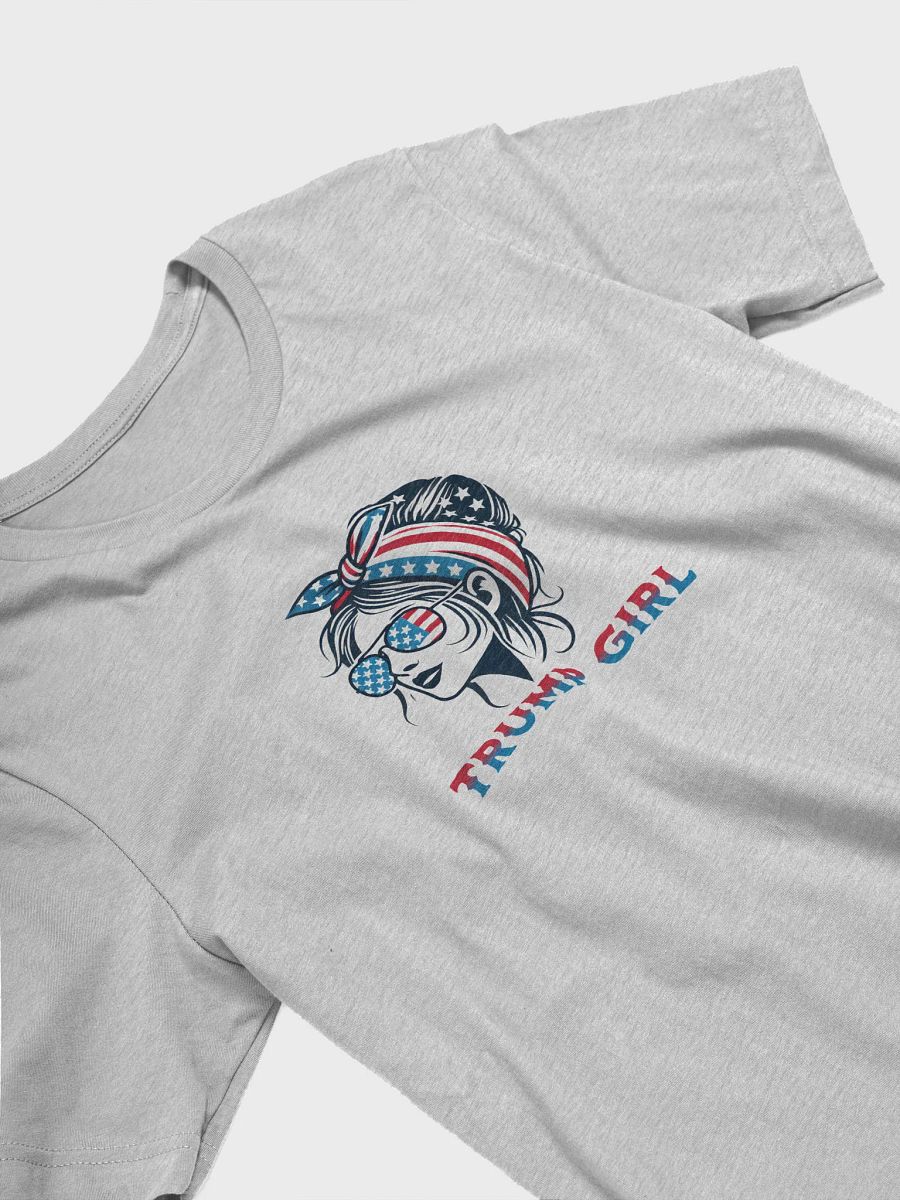 Trump Girl Patriotic Graphic T-Shirt - Celebrate Your American Pride product image (2)