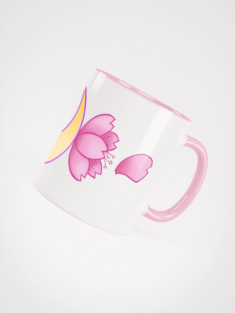 NEW Moonie Blossom mug with pink or yellow inside and handle product image (4)