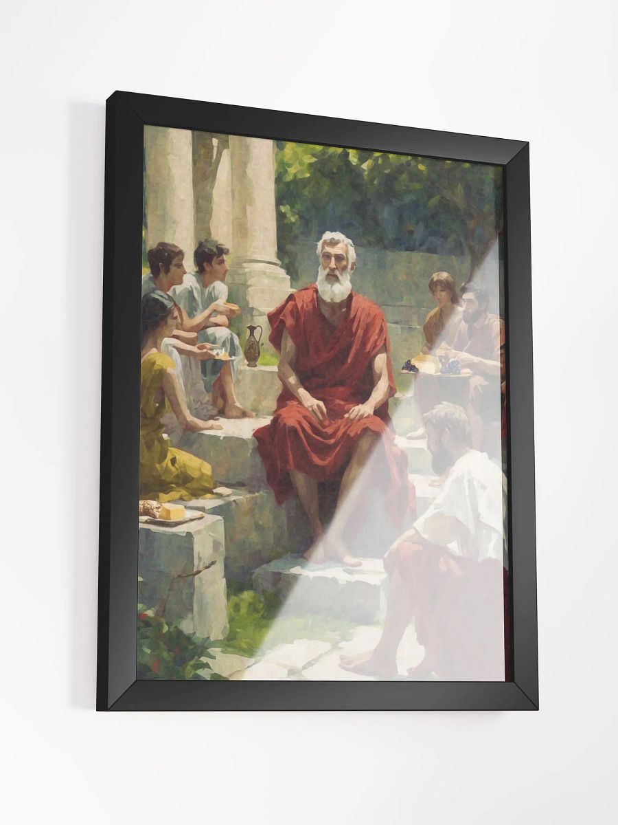 "A Day in the Garden, Epicurus, Hermarchus, Leonteus, Themista, Hippoclides, Polystratus, and Alexandria" by Genevra Catalano (2023) product image (3)