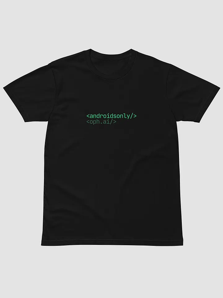 Androids Only T-shirt product image (2)