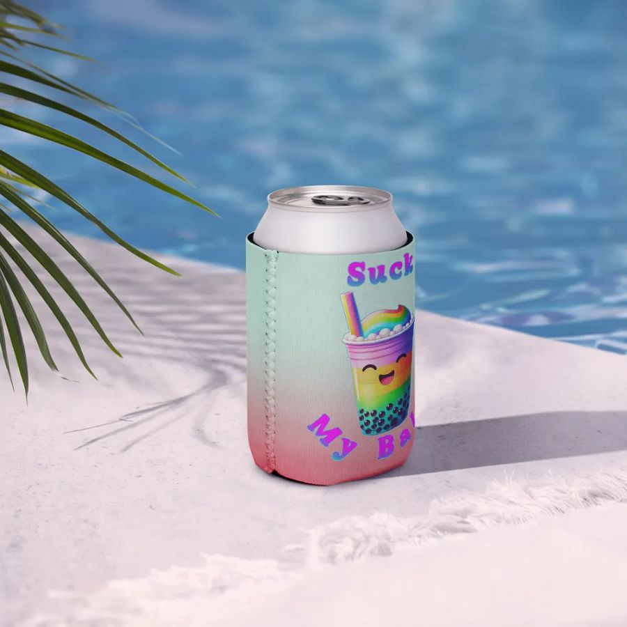 Rainbow Bubble Tea Can Cooler product image (8)