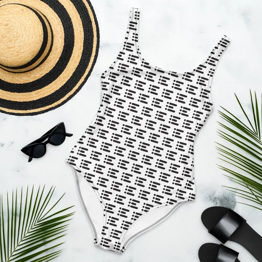 All-Over Print One-Piece Swimsuit w/ Pattern product image (4)