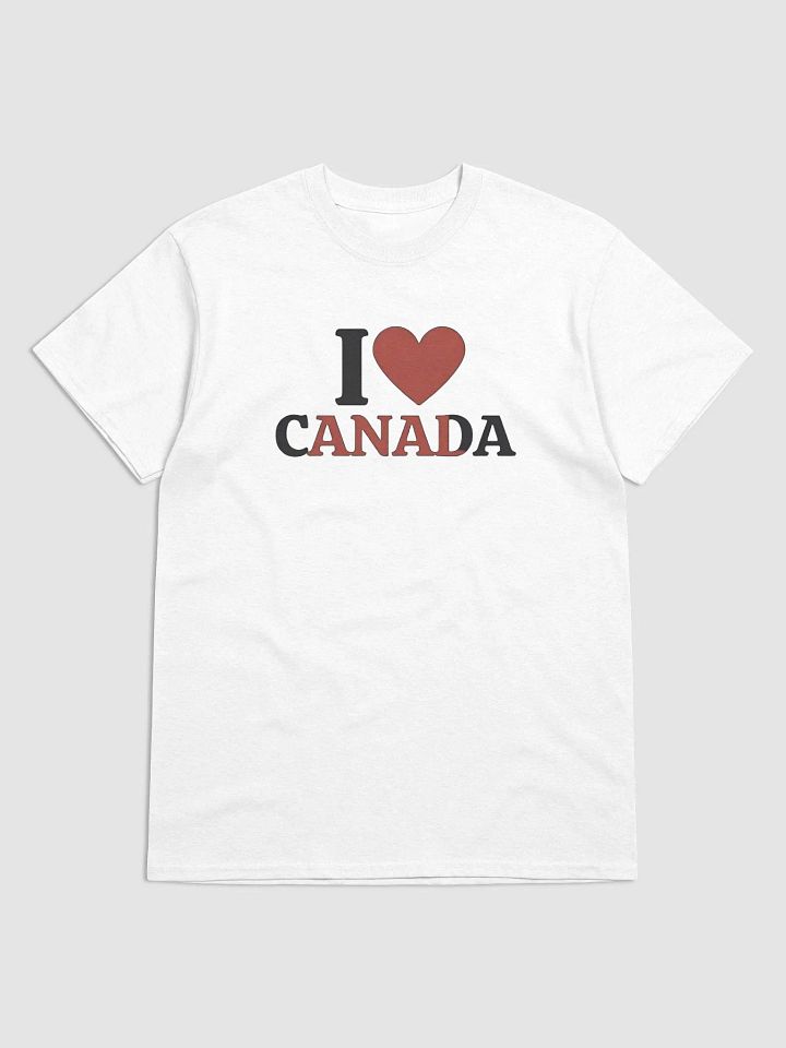 "I Love Canada T-shirt – Perfect for Proud Canadians" product image (1)