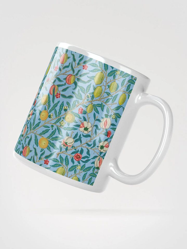 Four Fruits Pattern White Glossy Mug product image (2)