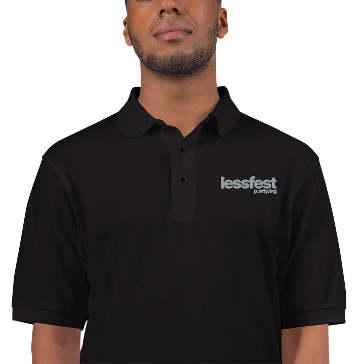 lessfest stealth polo // CLEAN product image (1)