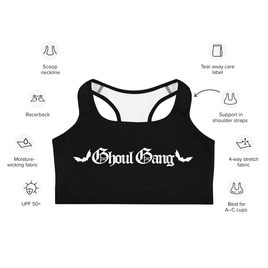 Ghoul Gang Sports Bra / Swim Top product image (2)