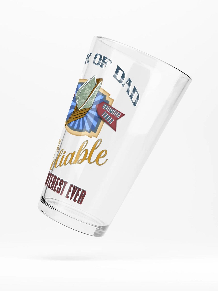 Bank of Dad Pint Glass product image (5)