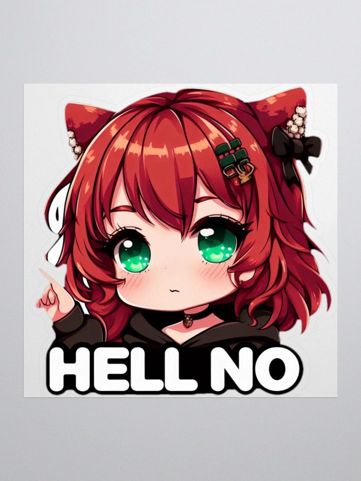 BunnyVA Hell No Sticker product image (1)