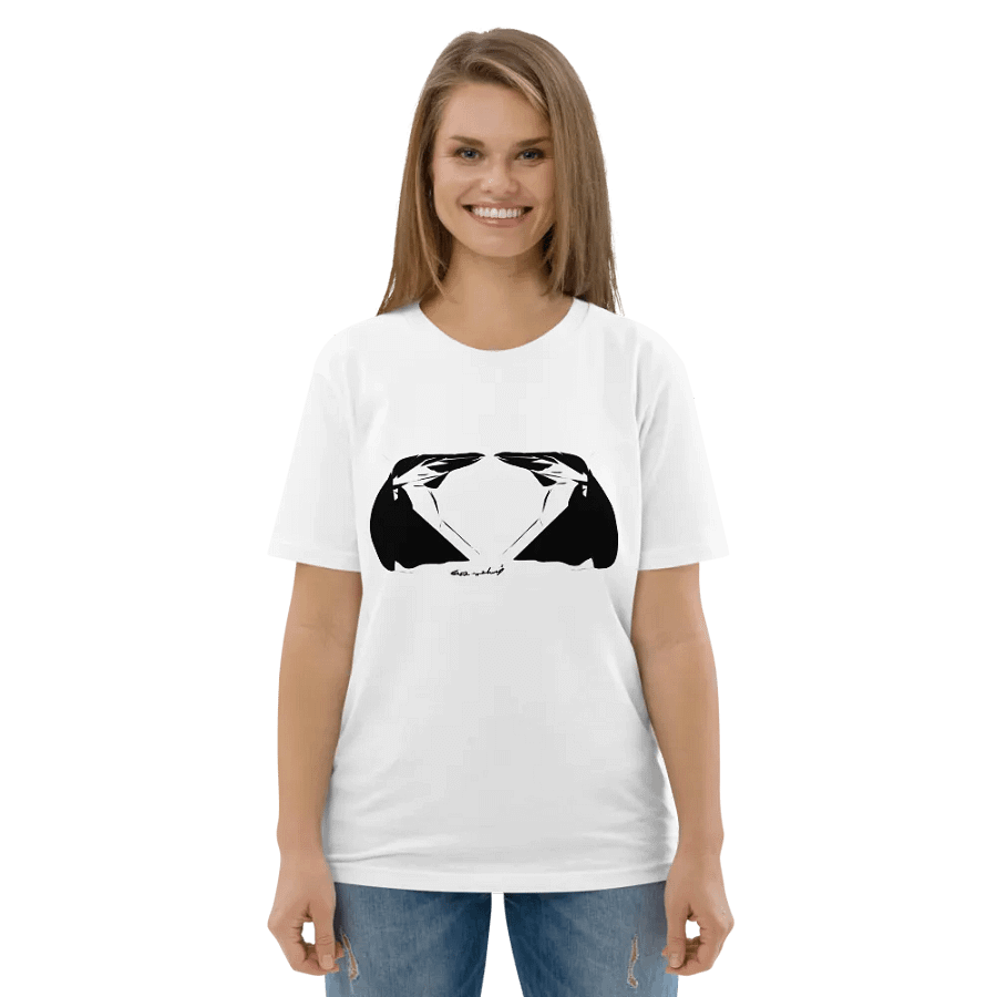 LOVERS Organic Cotton Eco Unisex Tshirt by song in the wind product image (5)